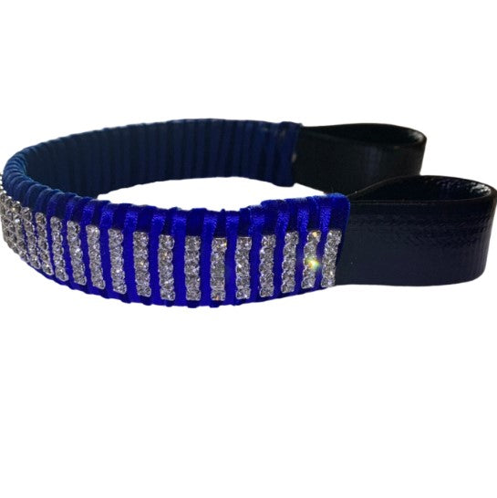 Blue Velvet Crystal Browband from L'Equino Essentials