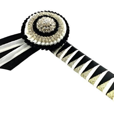 Championship show browband featuring intricate detailing and premium materials