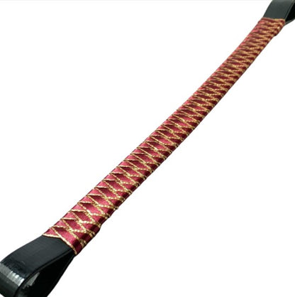 Burgundy Diamond Satin Ribbon Browband