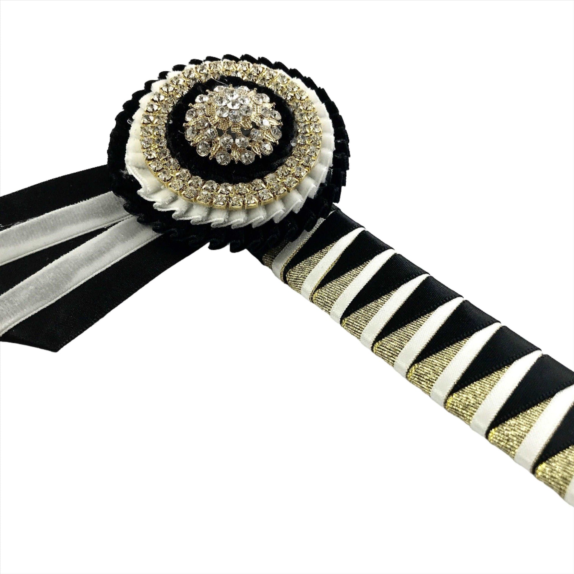 Show browband with rosettes - L'Equino Essentials