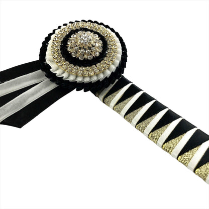 Show browband with rosettes - L'Equino Essentials