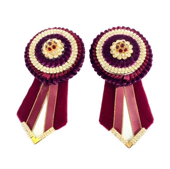 Gold Edged Removable Rosettes