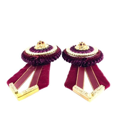 Gold Edged Removable Rosettes