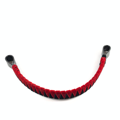 Velvet Ribbon Shark Tooth Browband - L'Equino Essentials