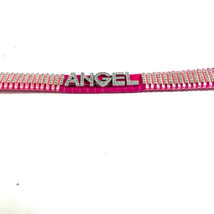 Personalised Browband With Crystals - Statement Horse Tack