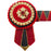 Red Removable Rosette On Browband - L'Equino Essentials